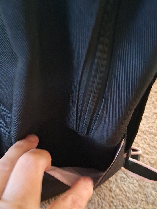 Champion Black Backpack with Light Pink Logo main image 4
